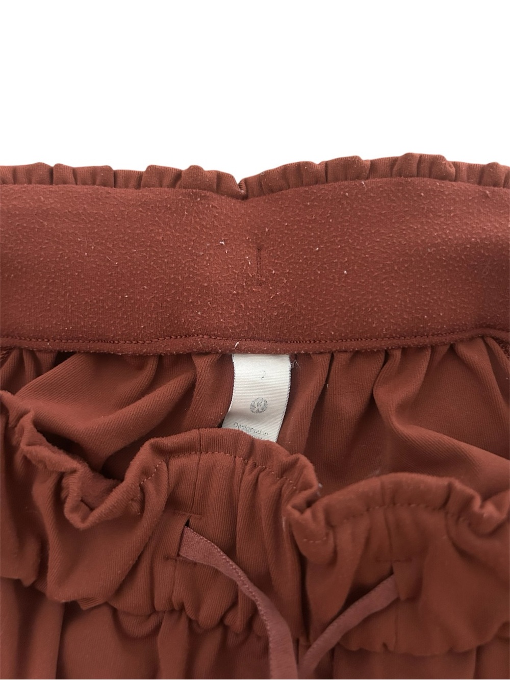 lululemon athletica Women's Rust-Brown Drawstring Joggers - Picture 3 of 3
